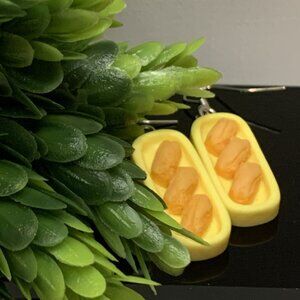 Bread Earring, Funny Food Earrings, Silly Earrings, Gift Idea, Baking Earring